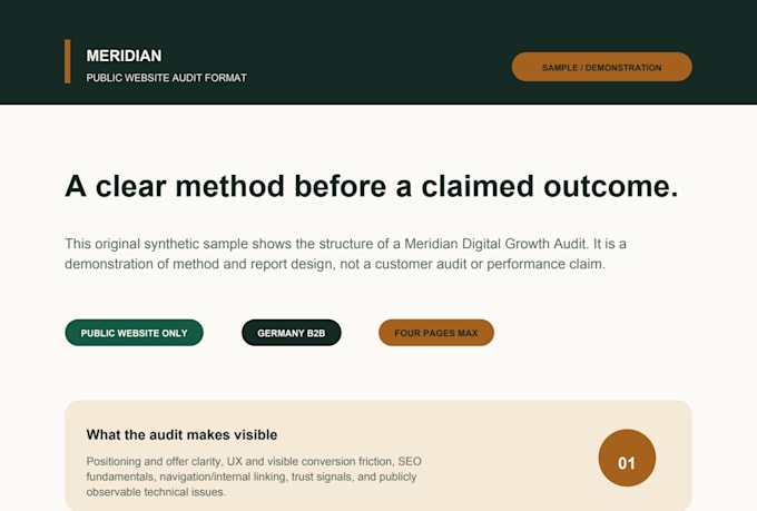 audit your b2b website for SEO, UX and conversion