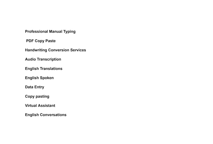 do fast handwriting typing and audio transcription