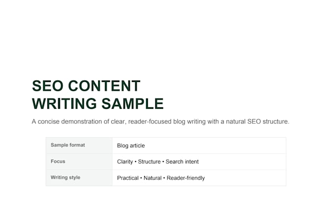 write SEO blogs and engaging web content
