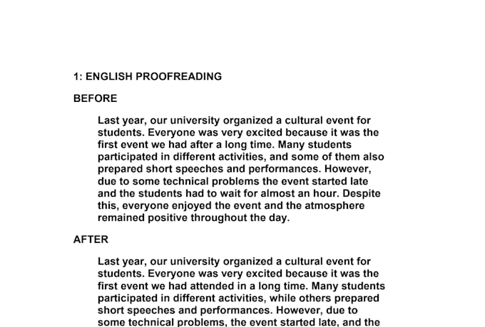 proofread and edit english and urdu text