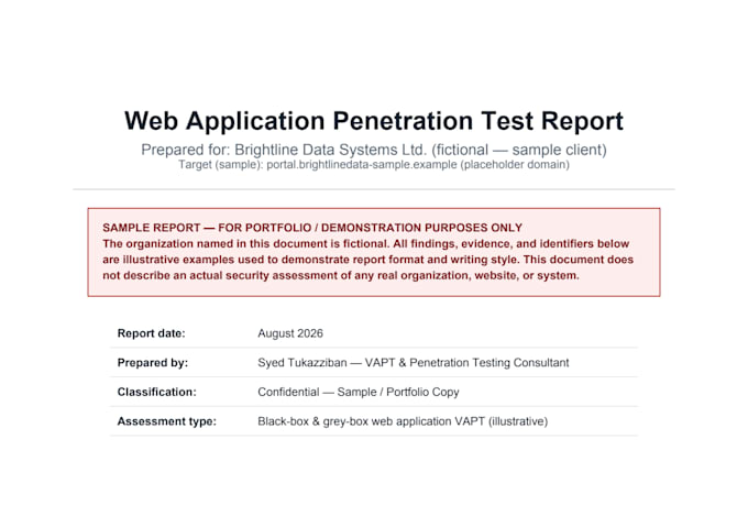 do website penetration testing and vapt with report