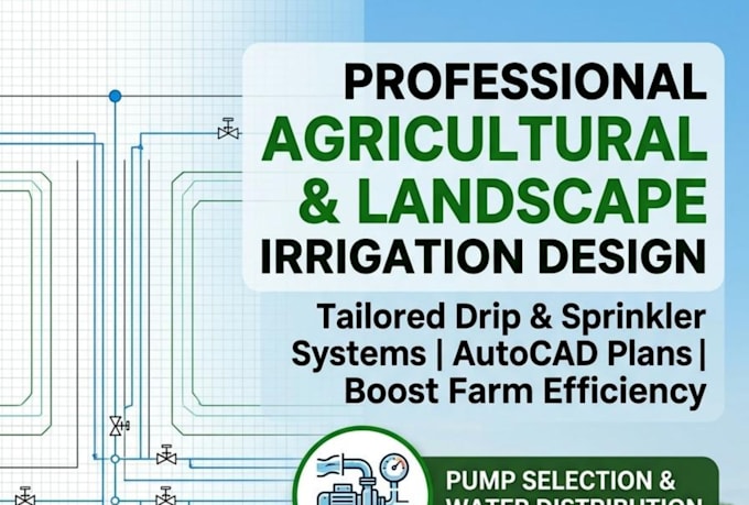 design agricultural irrigation systems