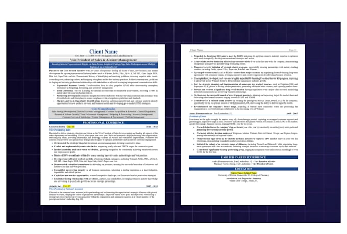 build a resume or CV