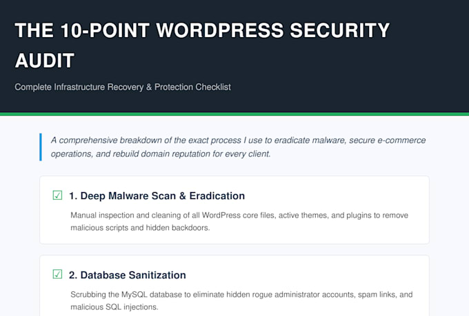 fix your hacked wordpress website and clean malware virus
