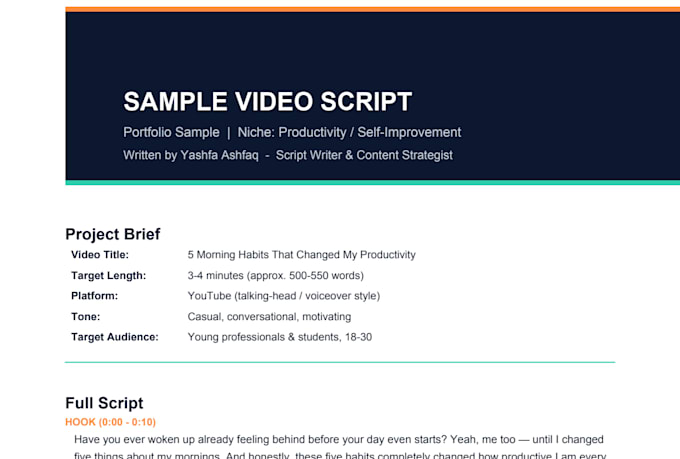 write engaging youtube video scripts that hook viewers