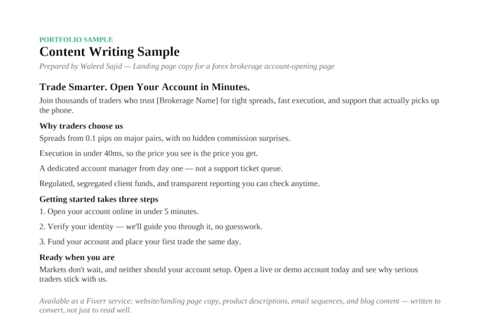 write sales copy website content and product descriptions