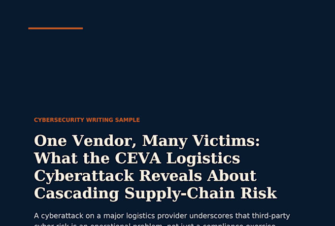 write expert cybersecurity and technology content