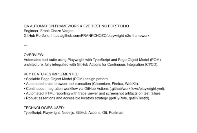 automate e2e web testing using playwright, cypress and github actions