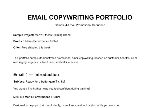 write high converting email sequences for your business