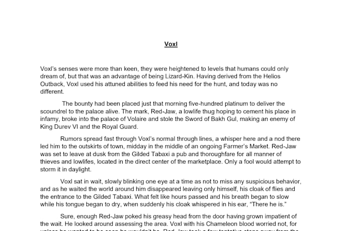 write a character backstory for you