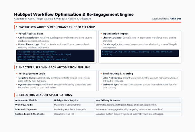 clean, fix, and automate your hubspot workflows