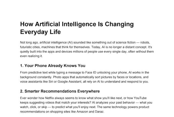 write engaging blog articles on technology and personal development