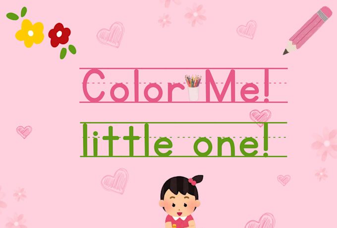 design a kids coloring book