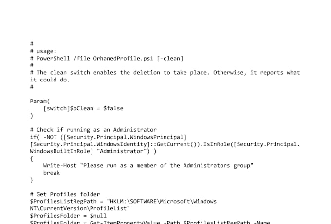 hep you create and correct your powershell script