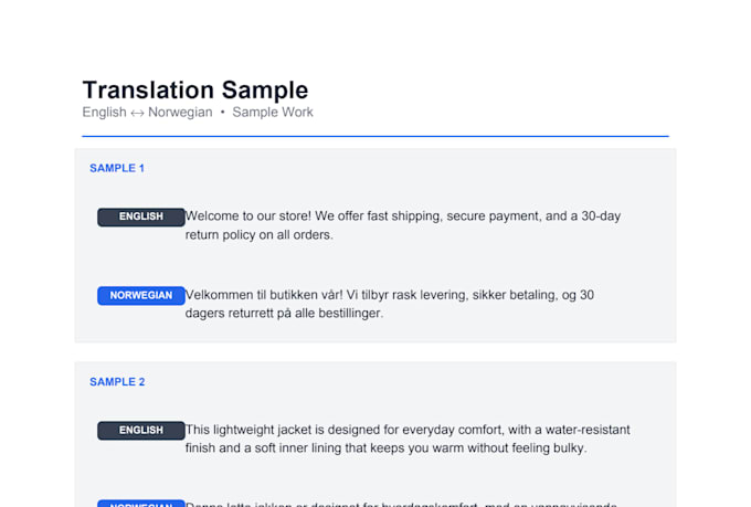 translate and transcribe between english and norwegian