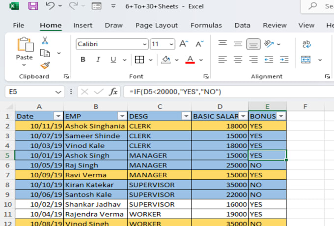 clean, format, sort excel and google sheets data