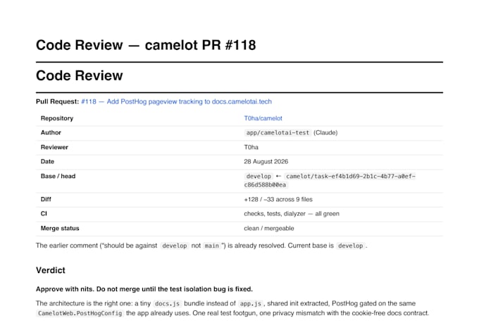 review your elixir phoenix code for production readiness
