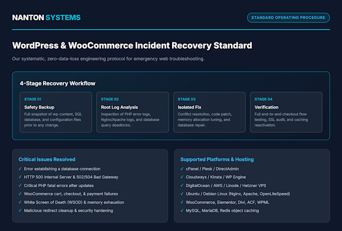 fix wordpress critical errors