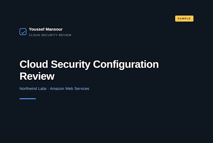 audit your cloud security configuration and access controls