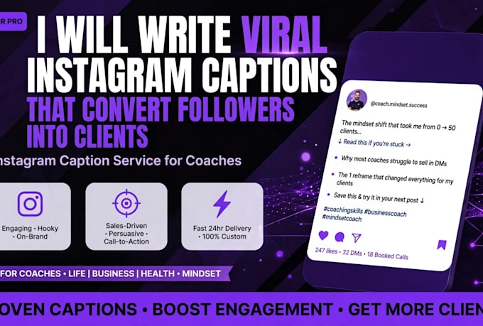 be your ig ghostwriter for coaches and brands