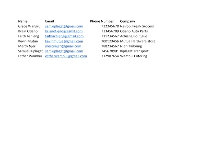 organize your data and manage your emails accurately