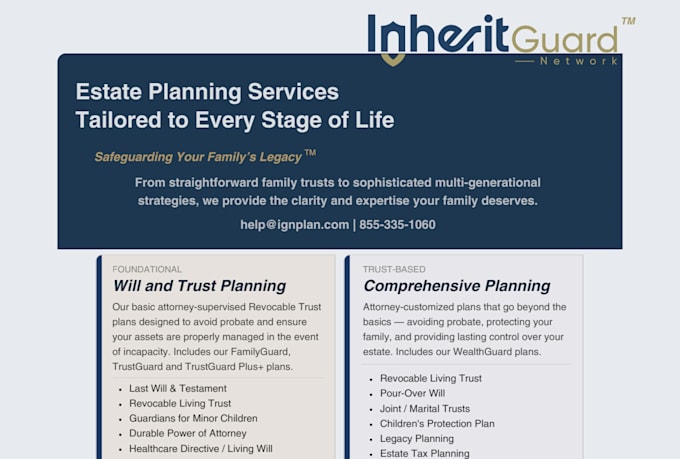 help you with trust and estate planning