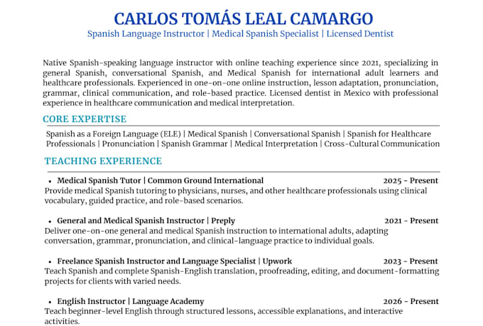 teach you spanish with personalized lessons