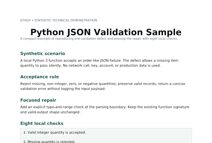 fix your python script bug and add regression tests