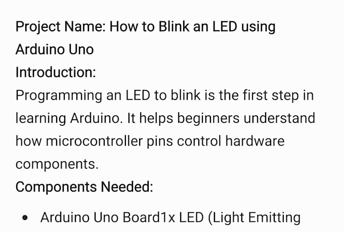 do technical writing on electronics and arduino projects