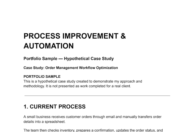 analyze and improve your business processes and workflows