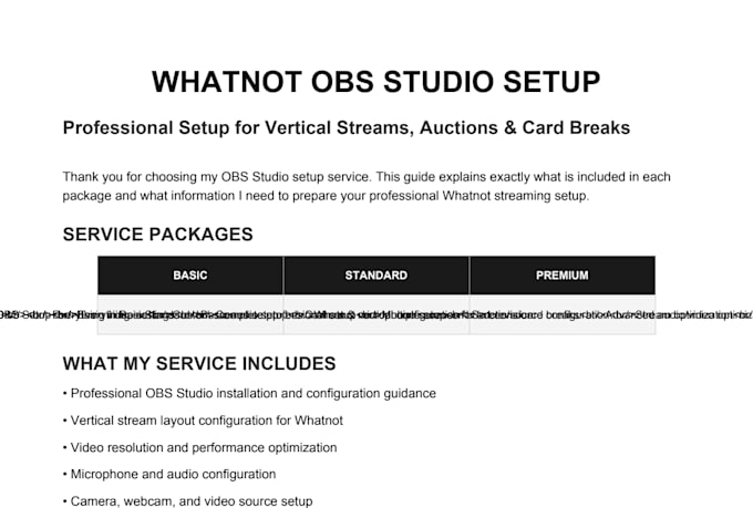 setup obs studio for whatnot vertical stream auctions card breaks overlays