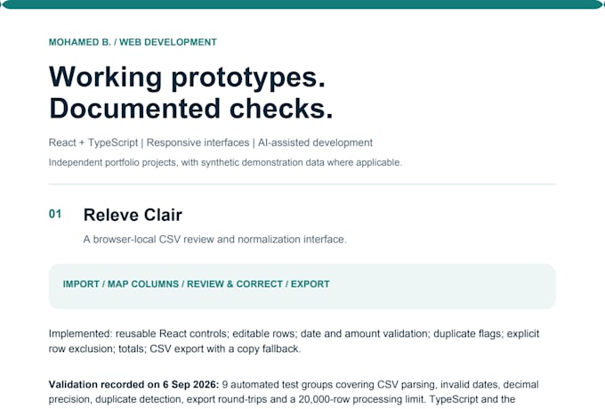 fix a react frontend bug and document the solution