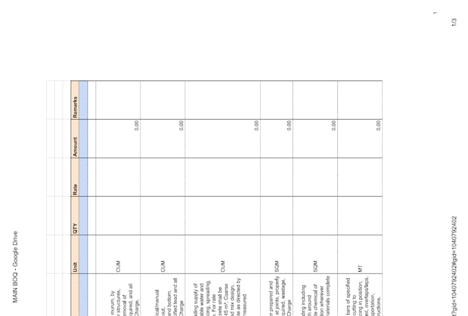 provide quantity surveying and cost estimation