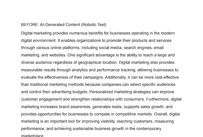 rewrite, proofread and humanize your chatgpt ai content
