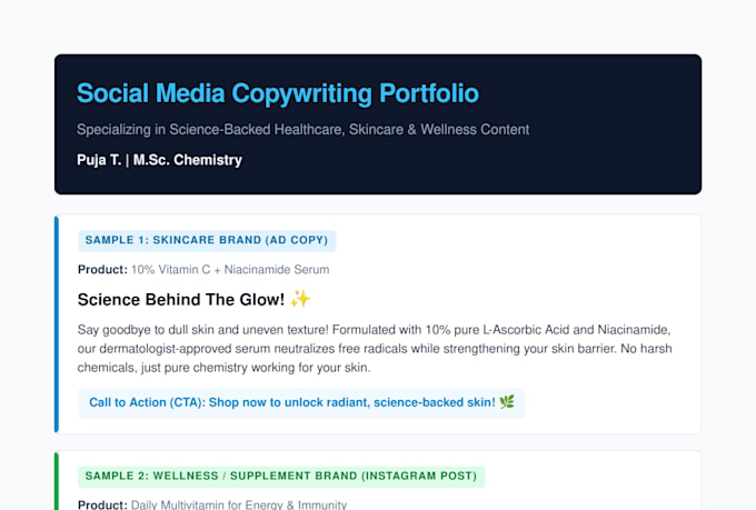 write high converting facebook