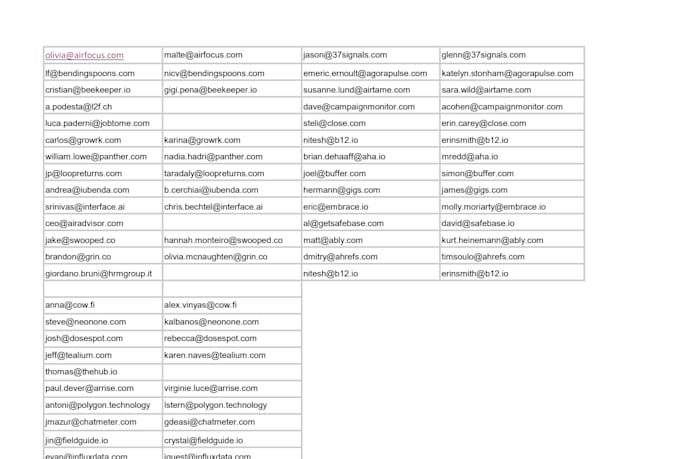 collect data from webpage