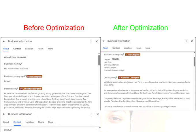 optimize google business profile