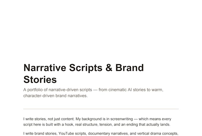 create a powerful brand story