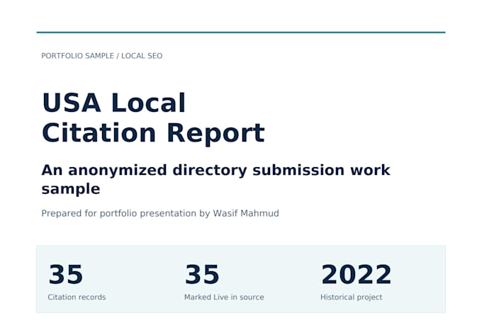 manually build USA local citations and business listings