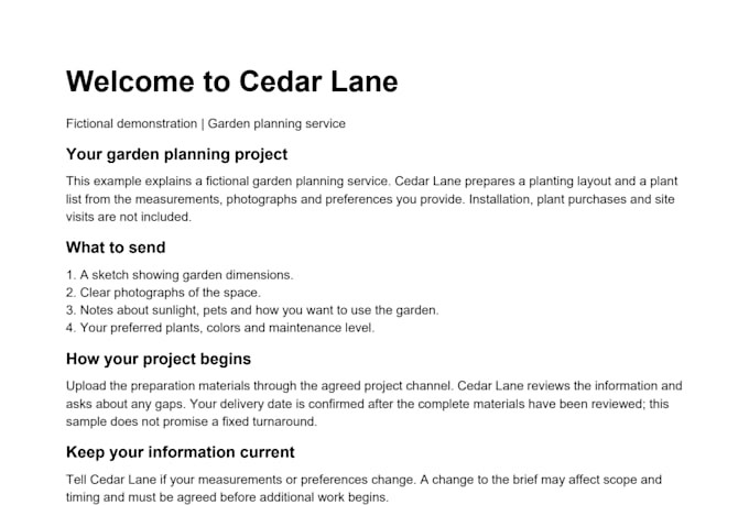 create a clear client welcome packet for your business