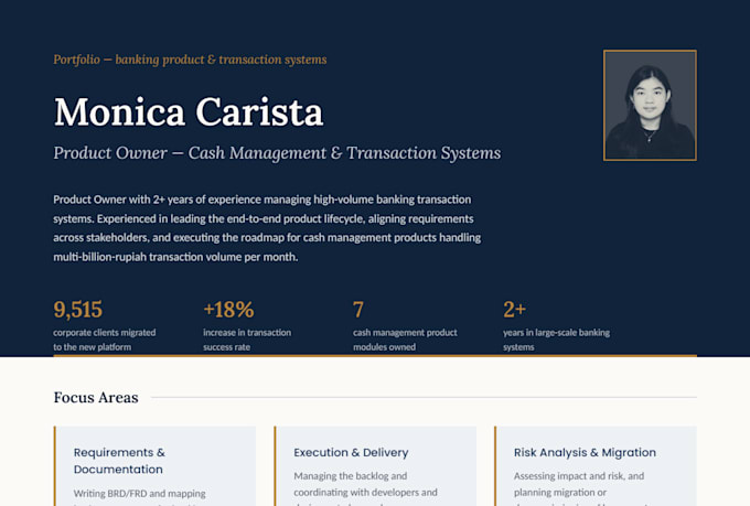 provide business analysis, workflow, and risk analysis