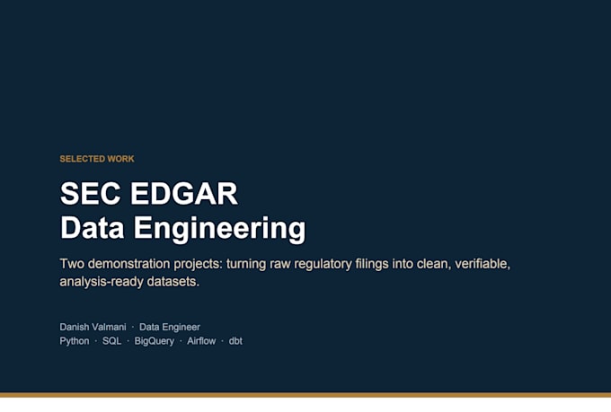 extract sec edgar filings data into clean excel or csv datasets