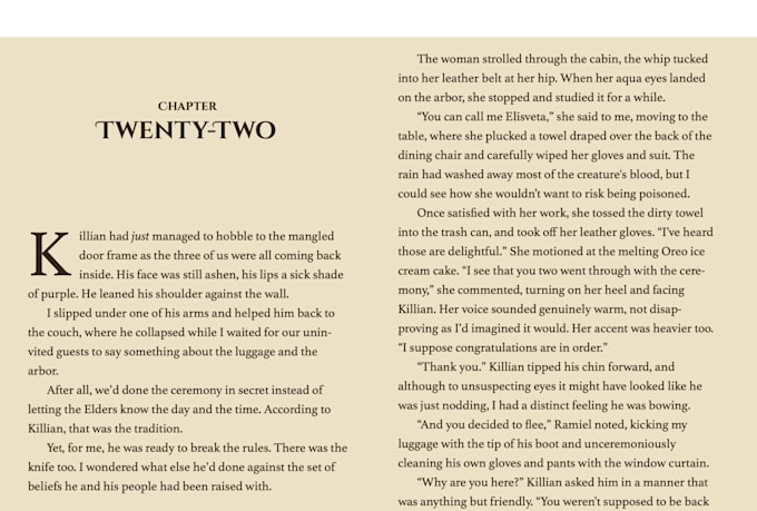 proofread your romantasy novel