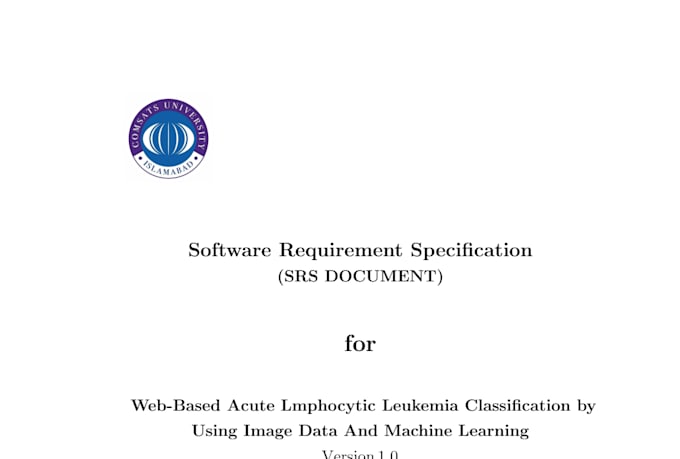 create uml diagrams, and srs documentation for your project