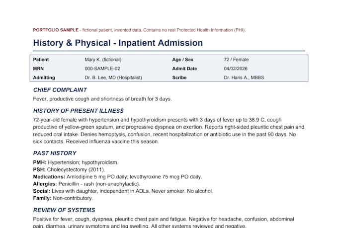 be your medical scribe as a doctor