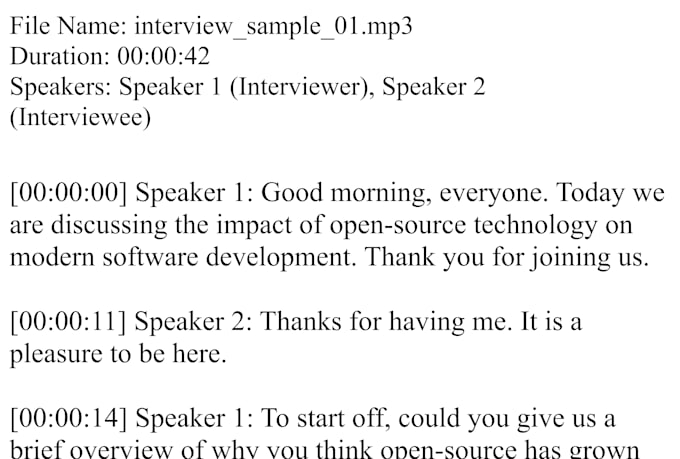 provide accurate transcription, retyping services