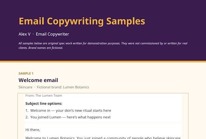 write a clear, engaging email sequence for your brand
