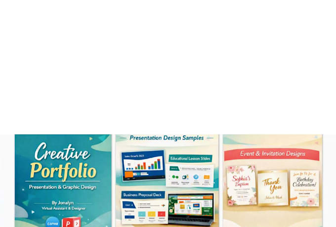 design professional canva and powerpoint slides