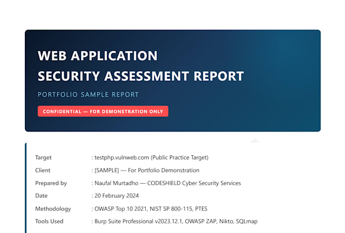 perform an owasp website security audit