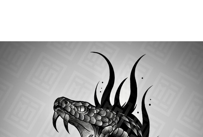 design a unique custom tattoo stencil based on your idea